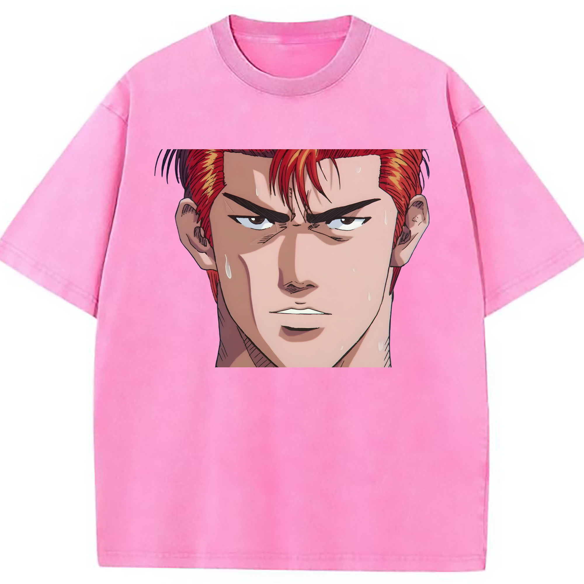 （画像用） SLAM DUNK／スラムダンク 綿100% ヴィンテージ風 半袖Tシャツ（フロントプリント）